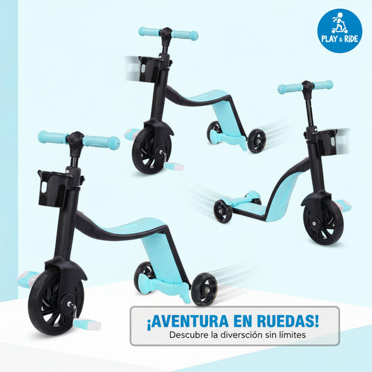Patín Scooter 3 en 1